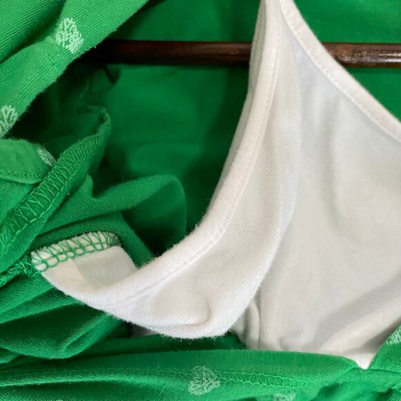 Personal Identity Top Womens Size XL Short Sleeve Hoodie Built-in Halter Green - Picture 7 of 9